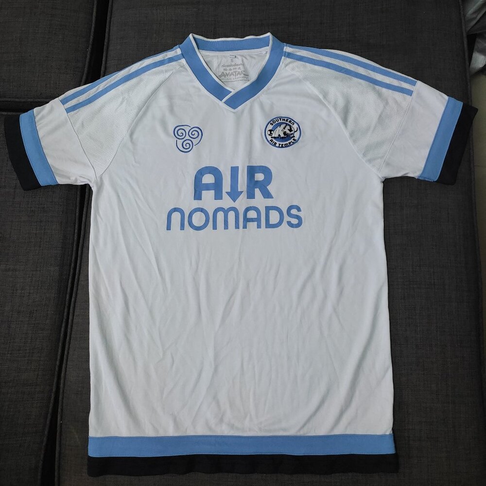 Nickelodeon Avatar The Last Airbender Air Nomads Aang White Jersey S